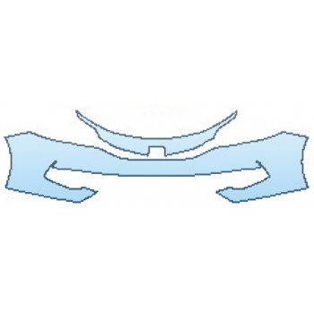 Precut PPF Kit – Clear Bra Paint Protection Film PAINT PROTECTION KIT - 2017 HONDA ACCORD HYBRID EX-L BUMPER - PRECUT PPF CLEAR BRA WRAP