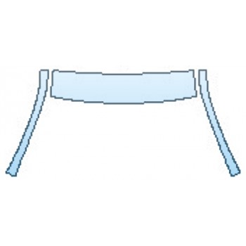 PAINT PROTECTION KIT - 2017 HONDA ACCORD HYBRID EX-L ROOF A-PILLARS - PRECUT PPF CLEAR BRA WRAP