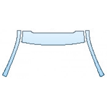 PAINT PROTECTION KIT - 2017 HONDA ACCORD HYBRID EX-L ROOF WITH SUNROOF A-PILLARS - PRECUT PPF CLEAR BRA WRAP