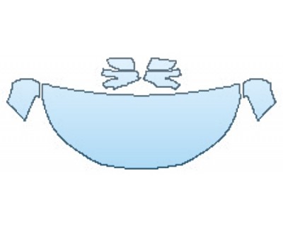 PAINT PROTECTION KIT - 2017 HONDA ACCORD HYBRID TOURING HOOD(30 INCH) FENDERS MIRRORS - PRECUT PPF CLEAR BRA WRAP