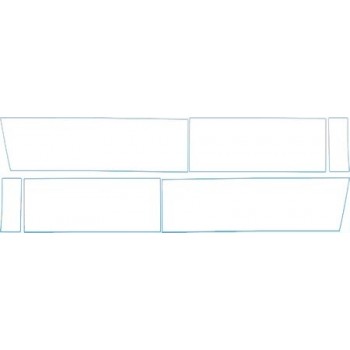 PAINT PROTECTION KIT - 2011 FORD F-250 CREW CAB SHORT BED DOORS KIT - PRECUT PPF CLEAR BRA WRAP