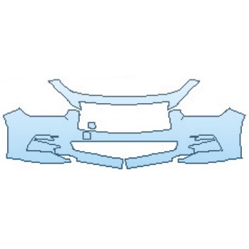 PAINT PROTECTION KIT - 2017 INFINITI Q50 3.0T PREMIUM AWD BUMPER - PRECUT PPF CLEAR BRA WRAP