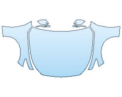 PAINT PROTECTION KIT - 2017 INFINITI Q50 3.0T SPORT AWD FULL HOOD FENDERS WITHOUT BADGES MIRRORS - PRECUT PPF CLEAR BRA WRAP