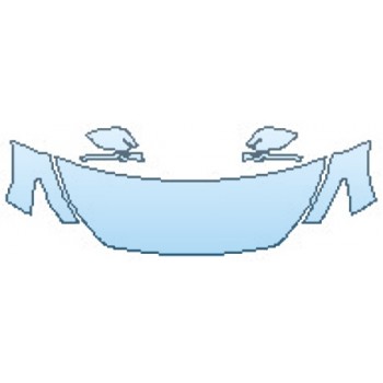 PAINT PROTECTION KIT - 2017 INFINITI Q50 3.0T SPORT AWD HOOD(24 INCH) FENDERS MIRRORS - PRECUT PPF CLEAR BRA WRAP