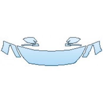 PAINT PROTECTION KIT - 2017 INFINITI Q50 3.0T SPORT AWD HOOD(18 INCH) FENDERS MIRRORS - PRECUT PPF CLEAR BRA WRAP