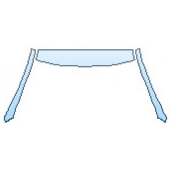 Precut PPF Kit – Clear Bra Paint Protection Film PAINT PROTECTION KIT - 2017 INFINITI Q50 RED SPORT 400 AWD ROOF A-PILLARS - PRECUT PPF CLEAR BRA WRAP