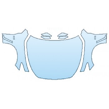 PAINT PROTECTION KIT - 2017 INFINITI Q60 2.0T BASE FULL HOOD FENDERS MIRRORS - PRECUT PPF CLEAR BRA WRAP