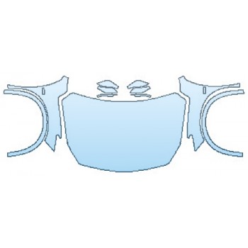 Precut PPF Kit – Clear Bra Paint Protection Film PAINT PROTECTION KIT - 2017 INFINITI QX30 BASE FULL HOOD(WRAPPED EDGES) FENDERS MIRRORS - PRECUT PPF CLEAR BRA WRAP