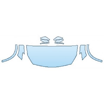 PAINT PROTECTION KIT - 2017 INFINITI QX30 BASE HOOD(30 INCH) FENDERS MIRRORS - PRECUT PPF CLEAR BRA WRAP