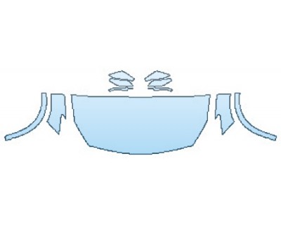 PAINT PROTECTION KIT - 2017 INFINITI QX30 BASE HOOD(30 INCH) FENDERS MIRRORS - PRECUT PPF CLEAR BRA WRAP