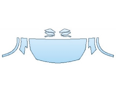 PAINT PROTECTION KIT - 2017 INFINITI QX30 BASE HOOD(30 INCH WRAPPED EDGES) FENDERS MIRRORS - PRECUT PPF CLEAR BRA WRAP