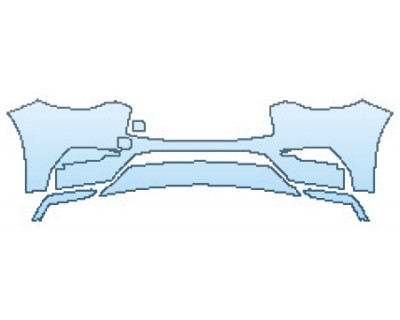 PAINT PROTECTION KIT - 2017 INFINITI QX30 BASE BUMPER - PRECUT PPF CLEAR BRA WRAP