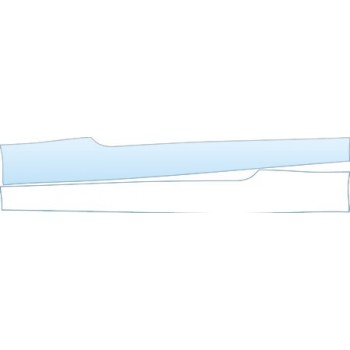 PAINT PROTECTION KIT - 2007 BMW M6 COUPE ROCKERS KIT - PRECUT PPF CLEAR BRA WRAP