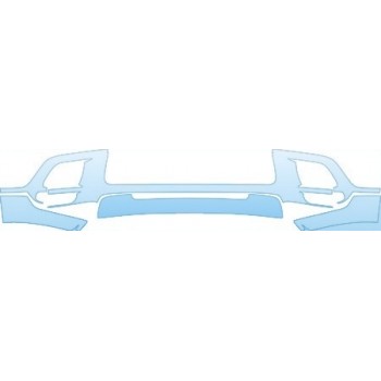 PAINT PROTECTION KIT - 2012 MITSUBISHI OUTLANDER SPORT SE  LOWER BUMPER KIT - PRECUT PPF CLEAR BRA WRAP
