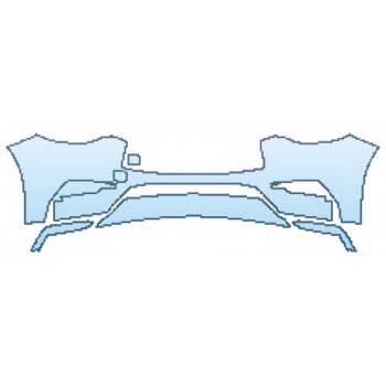 PAINT PROTECTION KIT - 2017 INFINITI QX30 PREMIUM BUMPER - PRECUT PPF CLEAR BRA WRAP