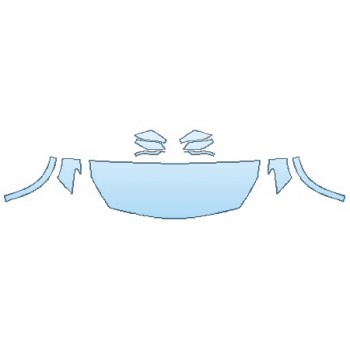 PAINT PROTECTION KIT - 2017 INFINITI QX30 PREMIUM AWD HOOD(24 INCH) FENDERS MIRRORS - PRECUT PPF CLEAR BRA WRAP