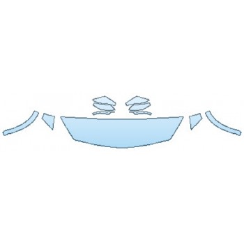 PAINT PROTECTION KIT - 2017 INFINITI QX30 PREMIUM AWD HOOD(18 INCH) FENDERS MIRRORS - PRECUT PPF CLEAR BRA WRAP