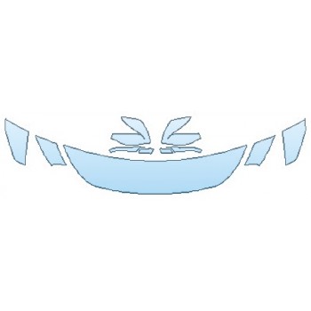 PAINT PROTECTION KIT - 2017 INFINITI QX60 3.5 HOOD(18 INCH) FENDERS MIRRORS - PRECUT PPF CLEAR BRA WRAP