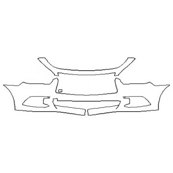 2017 INFINITI QX60 3.5 AWD Bumper
