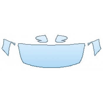 Precut PPF Kit – Clear Bra Paint Protection Film PAINT PROTECTION KIT - 2017 KIA FORTE SEDAN LX HOOD(24 INCH) FENDERS MIRRORS - PRECUT PPF CLEAR BRA WRAP