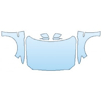 Precut PPF Kit – Clear Bra Paint Protection Film PAINT PROTECTION KIT - 2017 LINCOLN CONTINENTAL RESERVE 300A FULL HOOD(WRAPPED EDGES) FENDERS MIRRORS - PRECUT PPF CLEAR BRA WRAP