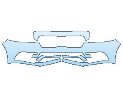 PAINT PROTECTION KIT - 2017 LINCOLN CONTINENTAL SELECT 200A BUMPER - PRECUT PPF CLEAR BRA WRAP