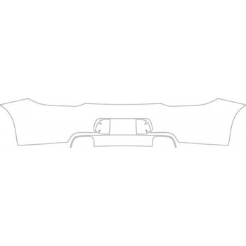 2010 PORSCHE 911 CARRERA BASE Full Rear Bumper Kit
