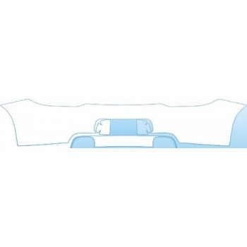 PAINT PROTECTION KIT - 2010 PORSCHE 911 CARRERA 4S FULL REAR BUMPER KIT - PRECUT PPF CLEAR BRA WRAP
