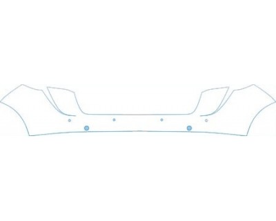 PAINT PROTECTION KIT - 2011 PORSCHE CAYENNE S  FULL REAR BUMPER KIT - PRECUT PPF CLEAR BRA WRAP