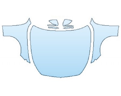 PAINT PROTECTION KIT - 2017 MERCEDES S-CLASS CABRIOLET S550 SPORT FULL HOOD FENDERS MIRRORS - PRECUT PPF CLEAR BRA WRAP