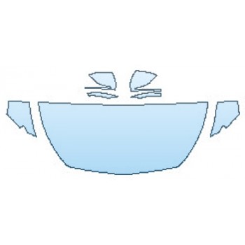 PAINT PROTECTION KIT - 2017 MERCEDES S-CLASS CABRIOLET S550 SPORT HOOD(30 INCH) FENDERS MIRRORS - PRECUT PPF CLEAR BRA WRAP