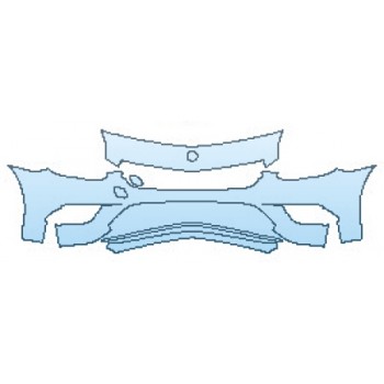 PAINT PROTECTION KIT - 2017 MERCEDES SLC-CLASS ROADSTER SLC300 BASE BUMPER - PRECUT PPF CLEAR BRA WRAP