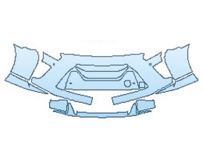 2020 NISSAN GT-R PREMIUM Bumper With Sensors - INVISIBLEMASK  - 3M PAINT PROTECTION