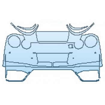 2020 NISSAN GT-R PREMIUM Full Rear Bumper With Sensor - INVISIBLEMASK  - 3M PAINT PROTECTION