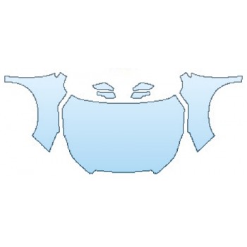 Precut PPF Kit – Clear Bra Paint Protection Film PAINT PROTECTION KIT - 2017 SUBARU FORESTER 2.5I TOURING FULL HOOD(WRAPPED EDGES) FENDERS MIRRORS - PRECUT PPF CLEAR BRA WRAP