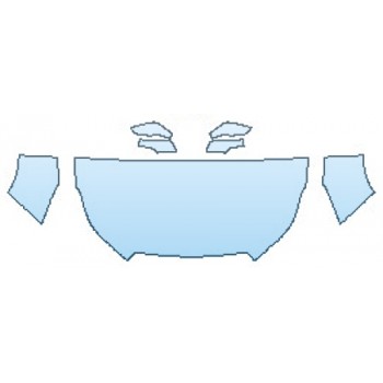 PAINT PROTECTION KIT - 2017 SUBARU FORESTER 2.5I TOURING HOOD(30 INCH) FENDERS MIRRORS - PRECUT PPF CLEAR BRA WRAP