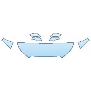 PAINT PROTECTION KIT - 2017 SUBARU FORESTER 2.5I TOURING HOOD(18 INCH) FENDERS MIRRORS - PRECUT PPF CLEAR BRA WRAP