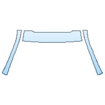 PAINT PROTECTION KIT - 2017 SUBARU FORESTER 2.5I TOURING ROOF A-PILLARS - PRECUT PPF CLEAR BRA WRAP