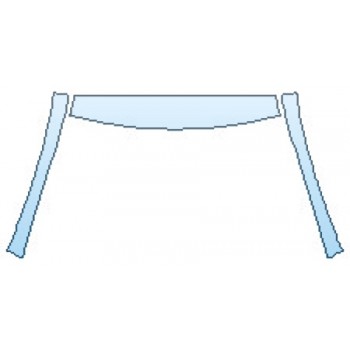 PAINT PROTECTION KIT - 2017 TOYOTA COROLLA 5OTH ANNIVERSARY EDITION ROOF A-PILLARS - PRECUT PPF CLEAR BRA WRAP