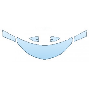 PAINT PROTECTION KIT - 2017 TOYOTA COROLLA SE HOOD(24 INCH WRAPPED EDGES) FENDERS MIRRORS - PRECUT PPF CLEAR BRA WRAP