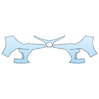 PAINT PROTECTION KIT - 2017 TOYOTA COROLLA SE BUMPER - PRECUT PPF CLEAR BRA WRAP