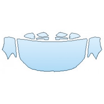 Precut PPF Kit – Clear Bra Paint Protection Film PAINT PROTECTION KIT - 2017 VOLKSWAGEN JETTA 2.0T GLI HOOD(30 INCH WRAPPED EDGES) FENDERS MIRRORS - PRECUT PPF CLEAR BRA WRAP