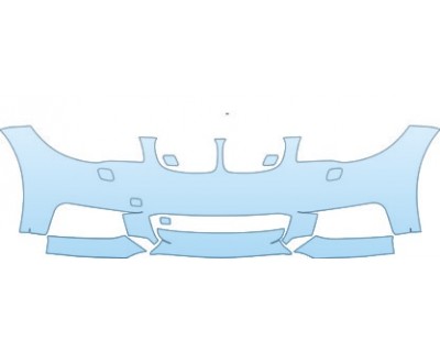 PAINT PROTECTION KIT - 2009 BMW 135 I COUPE BUMPER WITH WASHERS CUT OUT KIT - PRECUT PPF CLEAR BRA WRAP
