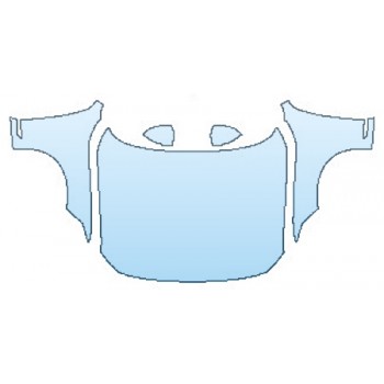 PAINT PROTECTION KIT - 2017 VOLVO S90 T6 INSCRIPTION FULL HOOD FENDERS MIRRORS - PRECUT PPF CLEAR BRA WRAP