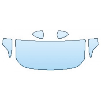 PAINT PROTECTION KIT - 2017 VOLVO S90 T6 INSCRIPTION HOOD(30 INCH WRAPPED EDGES) FENDERS MIRRORS - PRECUT PPF CLEAR BRA WRAP