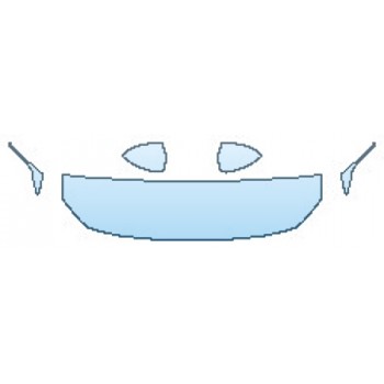 PAINT PROTECTION KIT - 2017 VOLVO S90 T6 INSCRIPTION HOOD(18 INCH) FENDERS MIRRORS - PRECUT PPF CLEAR BRA WRAP