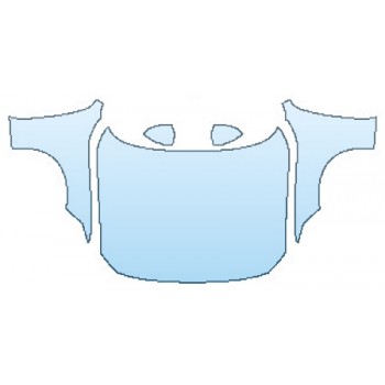 PAINT PROTECTION KIT - 2017 VOLVO S90 T6 MOMENTUM FULL HOOD FENDERS MIRRORS - PRECUT PPF CLEAR BRA WRAP