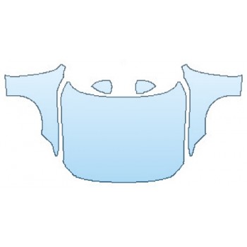 PAINT PROTECTION KIT - 2017 VOLVO S90 T6 MOMENTUM FULL HOOD(WRAPPED EDGES) FENDERS MIRRORS - PRECUT PPF CLEAR BRA WRAP