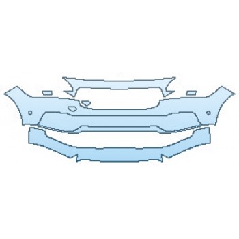 2017 VOLVO S90 T6 MOMENTUM Bumper With Sensors