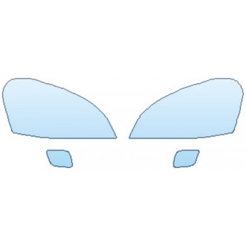 Precut PPF Kit – Clear Bra Paint Protection Film PAINT PROTECTION KIT - 2017 FREIGHTLINER CASCADIA HEADLIGHTS FOG LIGHTS - PRECUT PPF CLEAR BRA WRAP